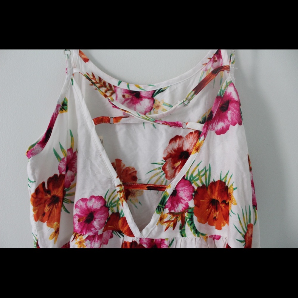 Flowy floral dress